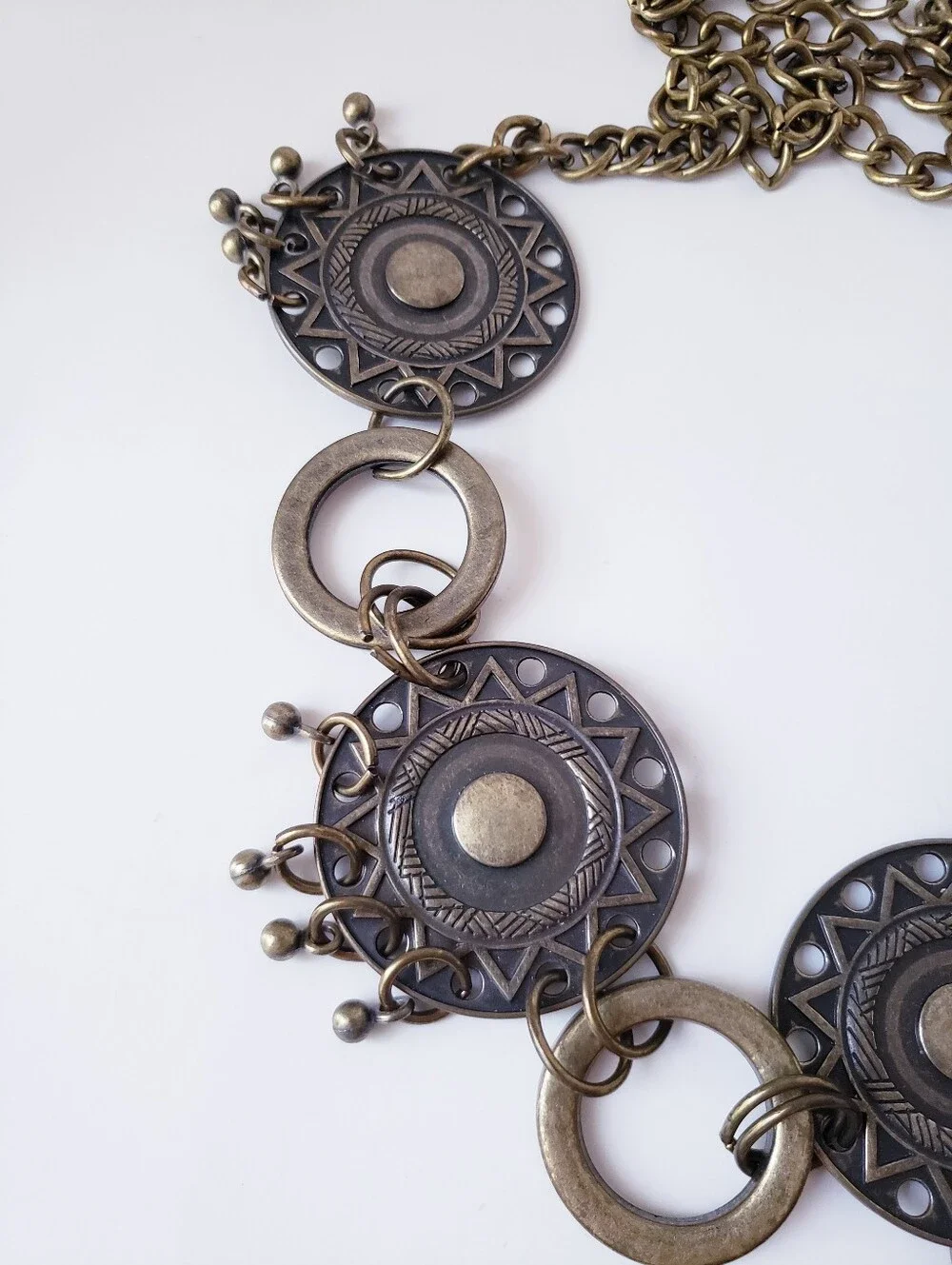 Vintage Bohemian Metal Chain Belt